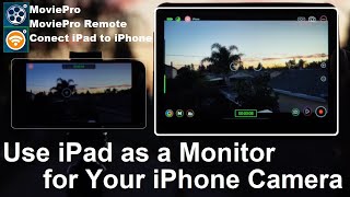 Use iPad as a monitor for your iPhone camera [upl. by Dronski909]