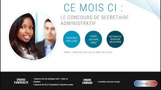 Le concours à saisir du mois  octobre  secrétaire administratif [upl. by Ahsenyl]