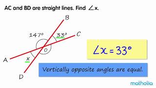 Vertically Opposite Angles [upl. by Devol]