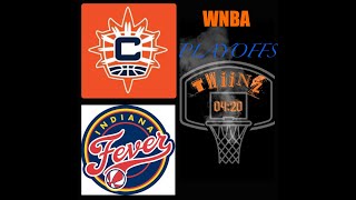 Connecticut Sun vs Indiana Fever G1  WNBA Playoffs 24  MAMBACITA SZN  TWiiNZ [upl. by Lakim]