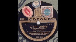 Louis Lynel quot Le ptit Quinquin quot 1929 [upl. by Dragon]