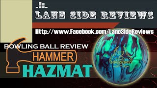 Hammer NUBLUE HAMMER Bowling Ball Review By Lane Side Reviews [upl. by Ssur]