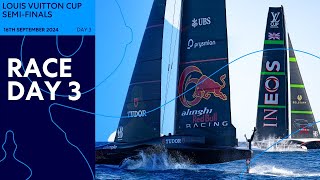 Louis Vuitton Cup  SemiFinals  Day 3  LIVE [upl. by Schulz]