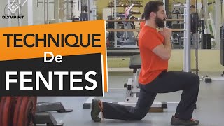 Comment faire les FENTES  Technique et erreurs à éviter exercice de musculation [upl. by Atiruam]