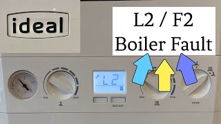 Ideal Logic L2  F2 Fault Code  Gas Boiler Breakdown  How To Repair A Gas Boiler [upl. by Euqor143]