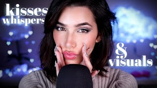 ASMR Kisses Whispers and Visual Triggers for the Best Sleep [upl. by Kiefer746]