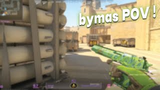 bymas DOMINATES FACEIT WITH EPIC ACE CLUTCH🔥MIRAGE [upl. by Ayotahc]