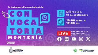 ¡Nueva convocatoria del Fondo Emprender en Montería [upl. by Yram3]