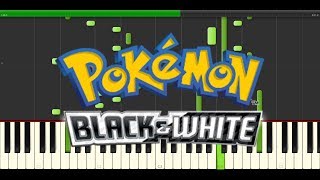 Pokemon Black and White Version 2  Aspertia City Piano [upl. by Nylssej593]