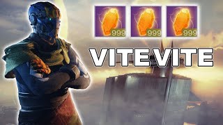 DESTINY 2 FARM EN ILIMITE DES MATRICE DAMELIORATION VITE [upl. by Thorsten777]