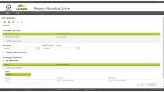 Property Reporting Online PRO Training video to submit an EAS only [upl. by Ennagroeg]