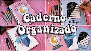 CADERNO LINDO E ORGANIZADO  CAPAS PARA DIVISÓRIAS DE MÁTERIAS [upl. by Leuqar]