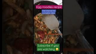 Egg noodles recipe  egg noodles at home trending sitarayaseen [upl. by Oag]