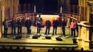 Port Isaac Fishermans Friends sing quotWhile Shepherds Watchquot in Wells Cathedral [upl. by Nirehtac]