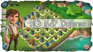 Boom Beach  Verteidigung amp HQ 1617 Layout Deutsch  German  xHeaven [upl. by Vaasta]