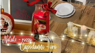 🎄 DECORO la CUCINA e IDEE TAVOLA NATALE e CAPODANNO 🥂✨ silent vlog [upl. by Nakah]