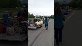 view from the rear  Colony Days Parade alaskalife colonydays [upl. by Schafer]