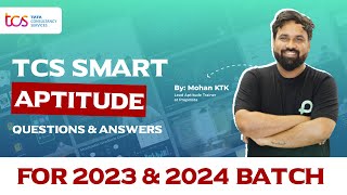 TCS Smart Aptitude Questions and Answers 2023 and 2024 [upl. by Elane]