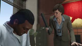 GTA V  Mission with Davey  Threes Company  PC [upl. by Lustick99]