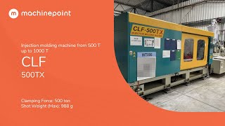 CLF 500TX Injection molding machine from 500 T up to 1000 T  CLF Machines [upl. by Bernadene]