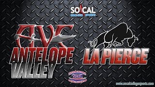 SCFA Football Week 11 LA Pierce at Antelope Vallley  1111  6pm [upl. by Lemraj]