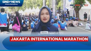 34 Ruas Jalan Ditutup saat Jakarta International Marathon 2024  Sindo Siang 2306 [upl. by Ginny701]