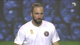 Argentine Gonzalo Higuain First MLS Game with Inter Miami Bicycle Attempts PK Miss and More [upl. by Britt]