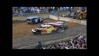 Hopkinton Fair 2024 Saturday YOUTH DIVISION Demolition Derby 4K UHD [upl. by Minardi]