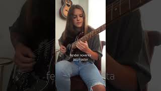 fender noventa jazz ✨ fender guitar jazzmaster guitarist music [upl. by Ludwig]