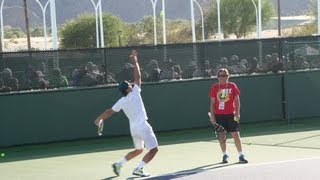 Rafael Nadal Serve 2  Indian Wells 2013  BNP Paribas Open [upl. by Nealson475]