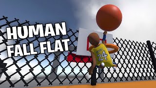 PLAYING BASKETBALL 1v1 in HUMAN FALL FLAT [upl. by Oinigih]