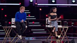 Raquel Trinidad Knockouts Rehearsal with Ariana Grande amp Ed Sheeran  The Voice 2021 Night 11 [upl. by Maer]