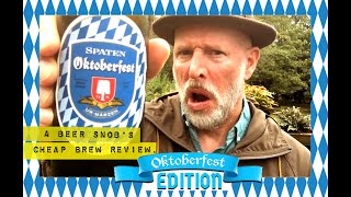 Spaten Oktoberfest Beer Review 2020 by A Beer Snobs Cheap Brew Review [upl. by Arutek]