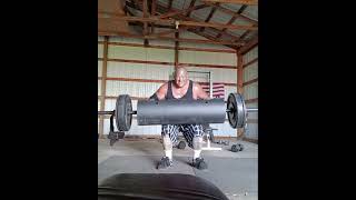 New PR 240lbs clean lift overhead log loglift strongman bodybuilding farmer [upl. by Okoy]