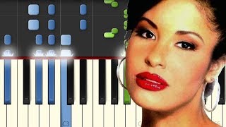 Como La Flor  Selena  Piano Tutorial  Notas Musicales [upl. by Quentin]