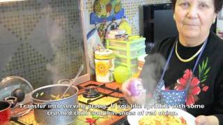 Cooking with mamma Anna Maria Sagnette Pasta with chickpeas recipe [upl. by Agatha]