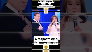 Momento raro e inesquecível do Silvio com a Íris silviosantos [upl. by Ettigirb]