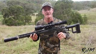 Review of the SCSA Taipan X 223 Pump Action Straight Pull by RJM Hunting Australia [upl. by Eus]