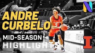 Andre Curbelo Illinois Fighting Illini MidSeason Highlights  Freshman Star [upl. by Clercq]