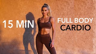 15 MIN FULL BODY CARDIO  burn lots of calories  No Equipment I Pamela Reif [upl. by Pare]