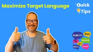 Maximum Target Language Exposure LanguageImmersion TeachingTips TargetLanguageExposure [upl. by Assirrem559]