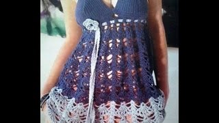 Tunika bluzka na szydełku  Tunic  crochet blouse Tutorial [upl. by Powers]