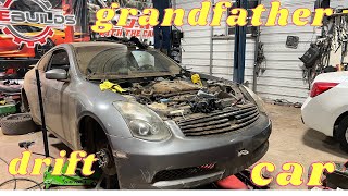 Grandfather Reveals G35 Drift Car Repair Tips [upl. by Maddy]