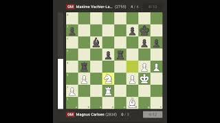 Magnus Carlsen was defeated by MVL in Tech Mahindra Global Chess League 2024 Round 7 [upl. by Ponce]