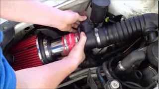 How To Install a Short RamCold Air Intake In A MK3 Jetta [upl. by Kevina]