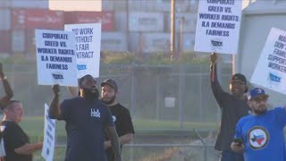 Dock workers go on strike demand higher wages  How does this impact Memphis [upl. by Haissi738]