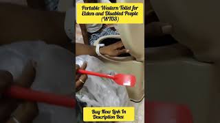 Unboxing And Review Portable Western Toilet CommodeWestern Toilet Stool For Indian Toilet [upl. by Sidnak]