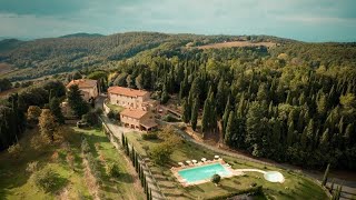 Agriturismo Borgo il Castagno  Toscana  Agriturismoit  Drone video [upl. by Harmony399]