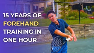 15 Years Of Forehand Training In 1 Hour [upl. by Eeraj]