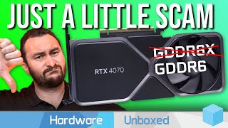 Nvidia Nerfs The RTX 4070 Sneaky Downgrades [upl. by Klarika365]